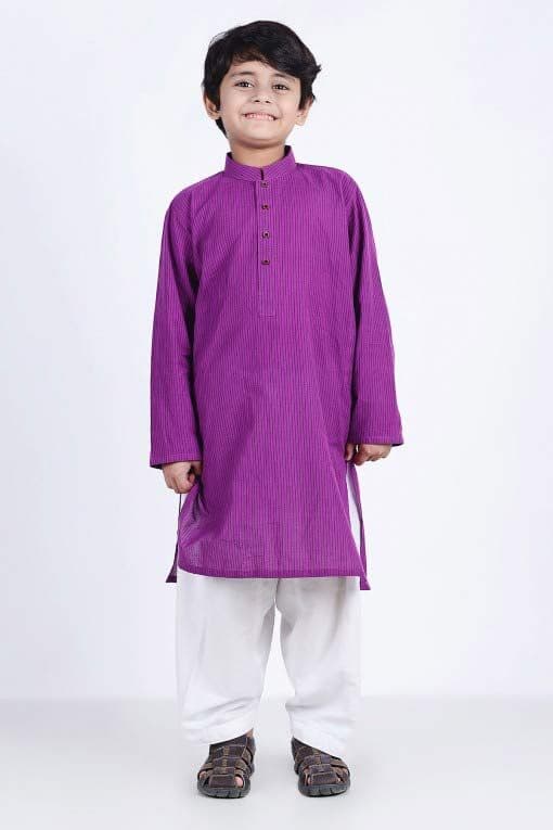 Boys Panjabi - Purple